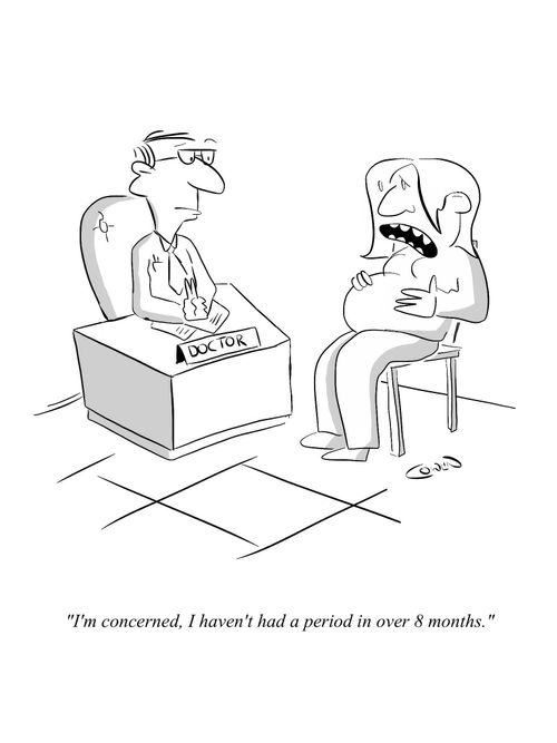"I'm concerned, I haven't had a period in over 8 months."