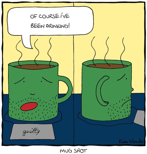 "Of course I've been drinking!"