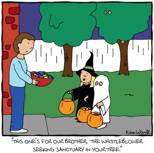 "This one's for our brother, the whistleblower seeking sanctuary in your tree."