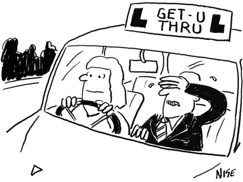 Driving Instructor: Get-U-Thru.