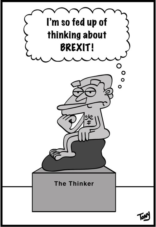 I'm so fed up of thinking about BREXIT!