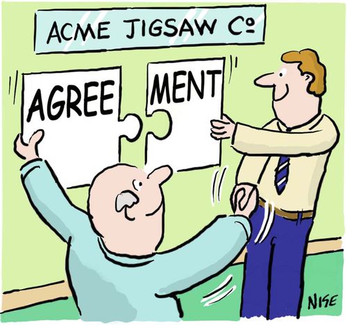 Coming to an agreement