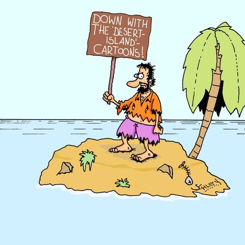 Down with the 'Desert-Island' Cartoons!