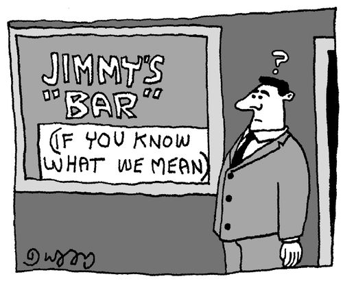Jimmy's 'Bar' (If you know what we mean)