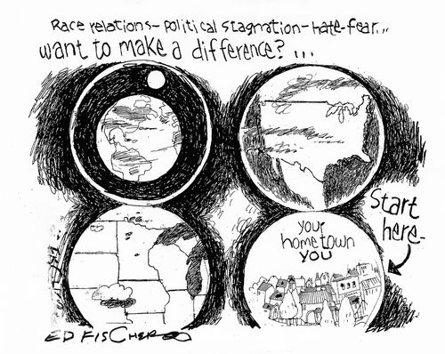 Race relations - political stagnation - hate-fear...want to mae a difference?