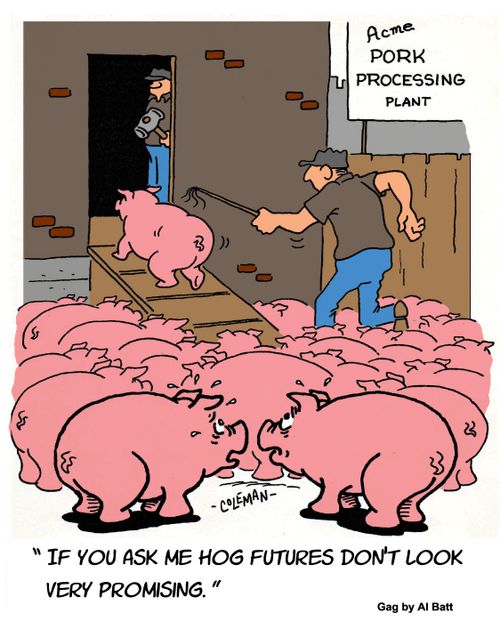 "If you ask me hog futures don't look very promising."