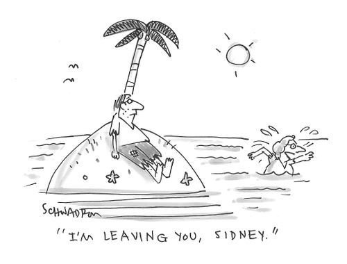 "I'm leaving you, Sidney."