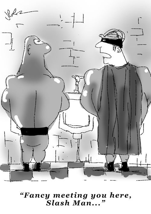 "Fancy meeting you here, Slash Man..."