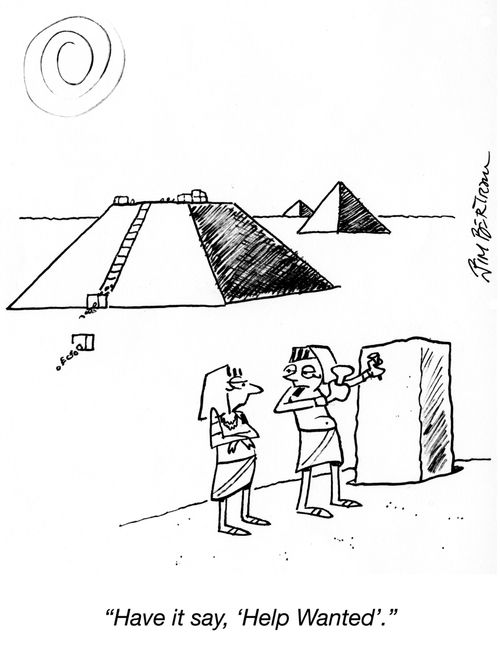 "Have it say, 'Help Wanted'."