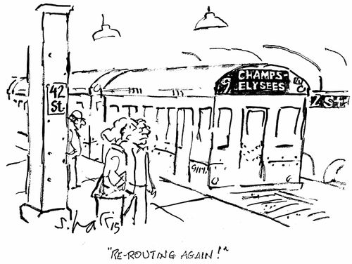 "Re-routing again."