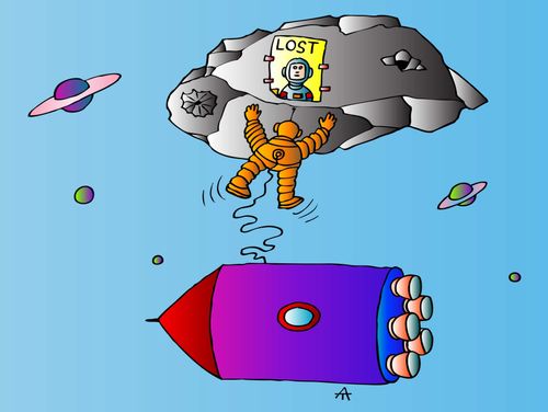 Lost astronaut