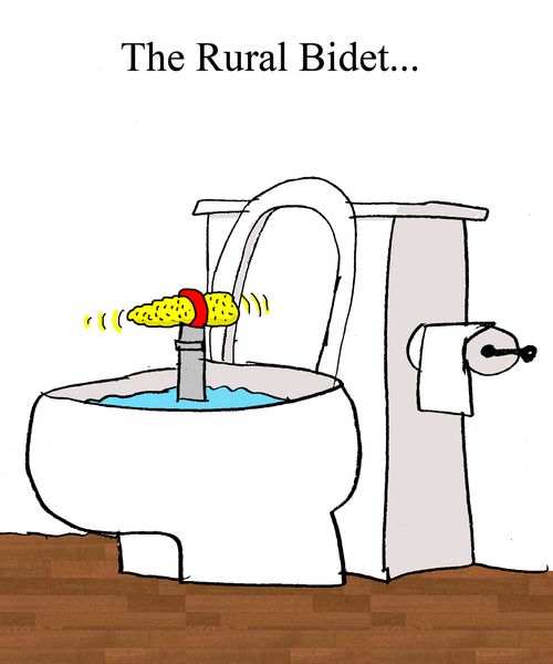 The Rural Bidet...