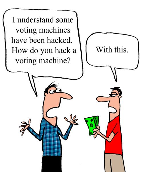 "I understand voting machines have been hacked.  How do you hack a voting machine?"