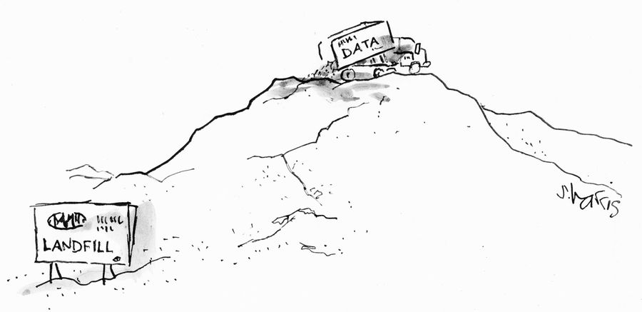 Data at landfill