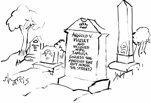Arnold Hazlet and beloved wife Tamira (unless she married that guy across the street)