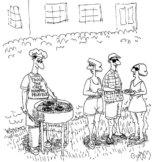 Barbecue: Touch the Chef Inappropriately!