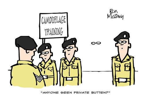 "Anyone seen private Butten?"