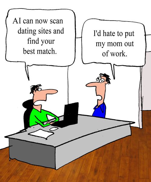 "AI can now scan dating sites and find your best match."