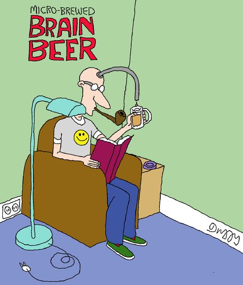 Micro-Brewed Brain Beer