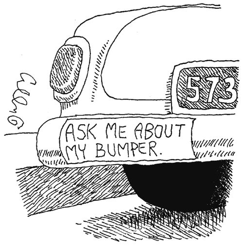 Ask Me About My Bumper.