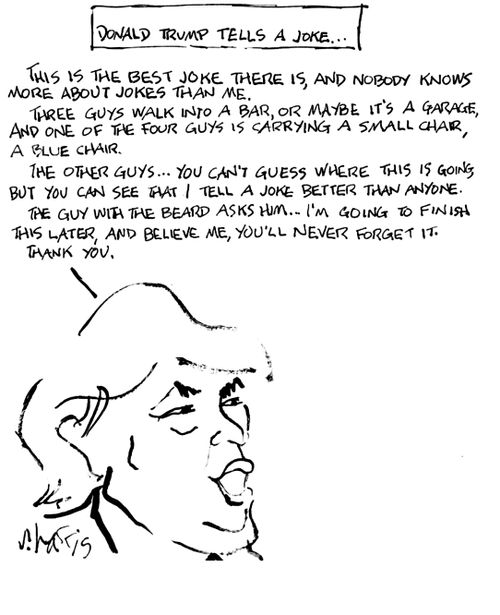Donald Trump Tells a Joke...