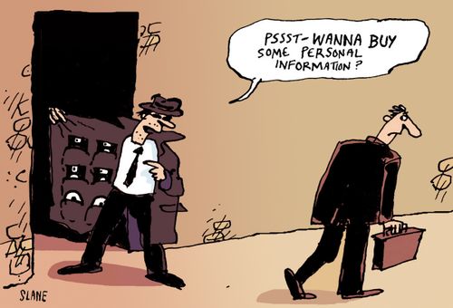 "PSSSST - Wanna buy some personal information?"