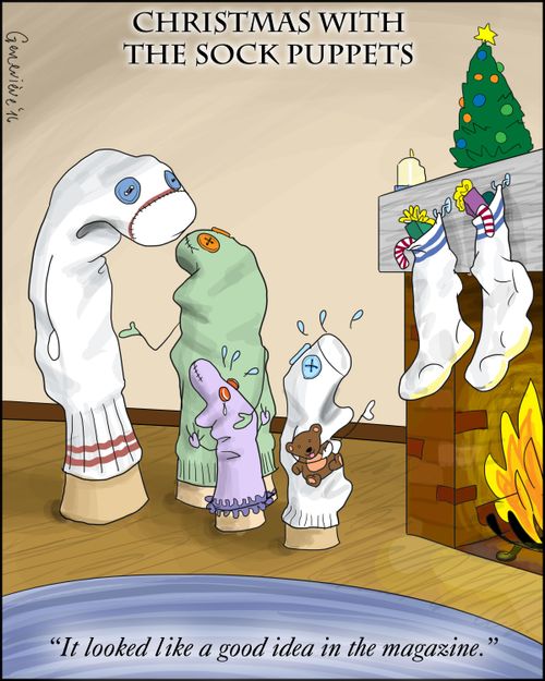 Christmas with the Sock Puppets