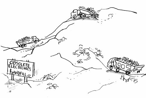 Obsolete Electronics Landfill