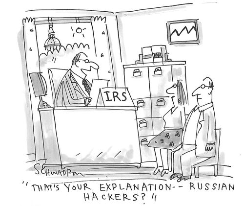 "That's your explanation - Russian hackers?"