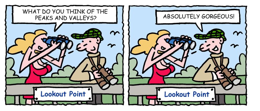 "What do you think of the peaks and valleys? Absolutely gorgeous!"