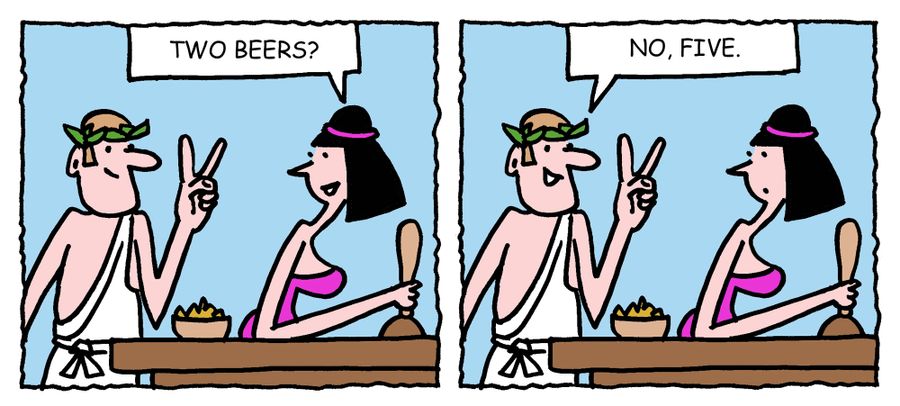 "No, five."