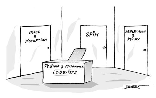 De Groot & Moskowicz, Lobbyists.