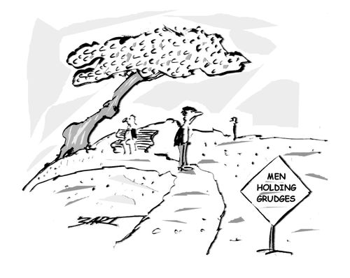 Men Holding Grudges