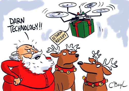 "Darn technology."