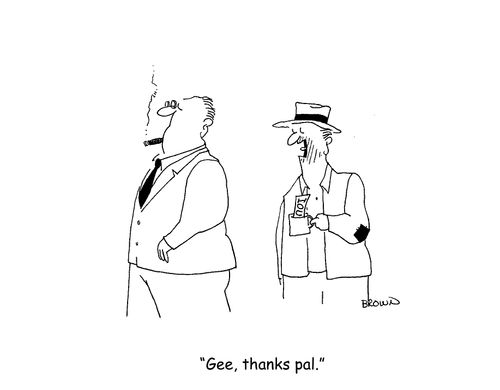 "Gee, thanks pal."