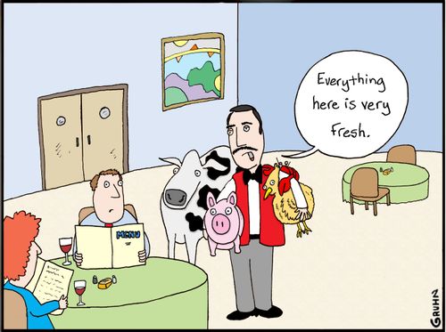 "Everything here is very fresh."