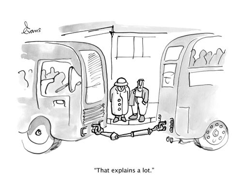 "That explains a lot."