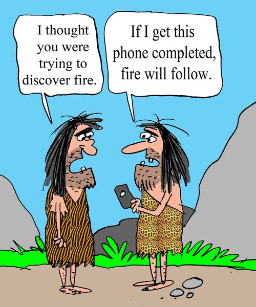 "If I get this phone completed, fire will follow."