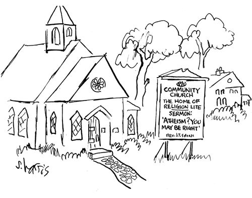 Community church - the home of religion lite - Sermon: 'Atheism? You may be right!'