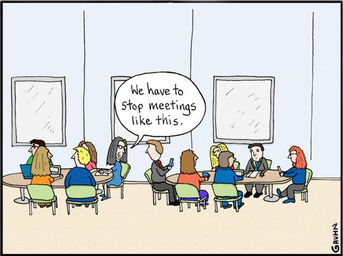 "We have to stop Meetings like this."