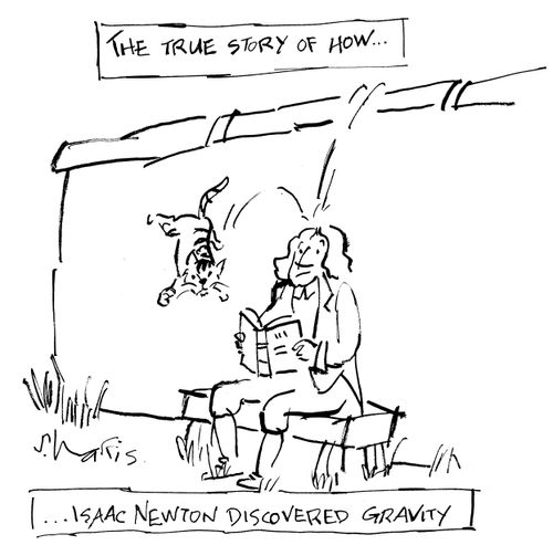 The true story of how...Isaac Newton discovered gravity.