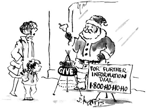 For further information dial 1-800-ho-ho-ho.