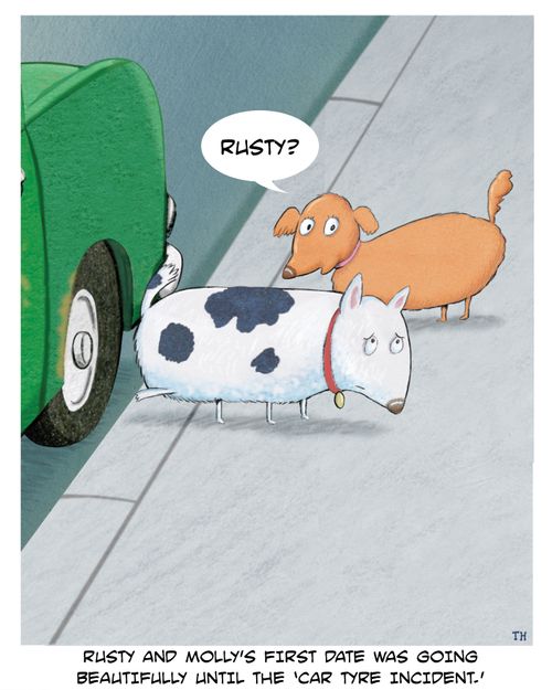 Rusty and Molly's first date was going beautifully until the 'car tyre incident.