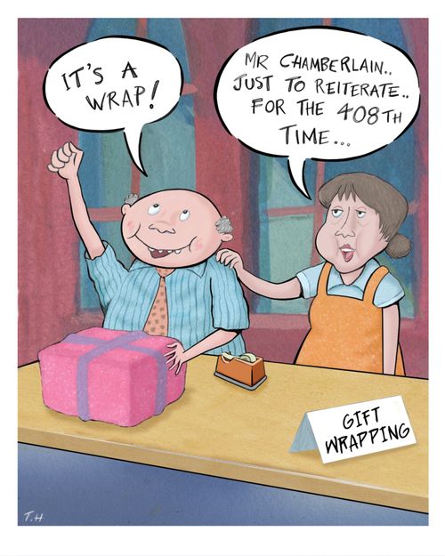 "It's a wrap!"