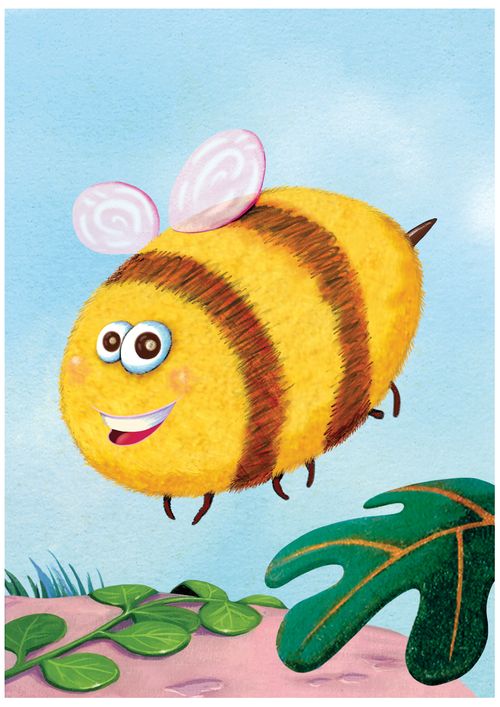 Bee coming in for a landing.