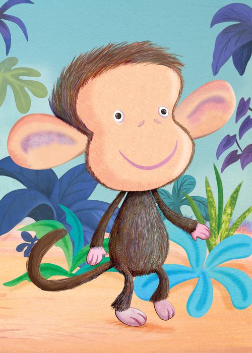 Walking monkey.