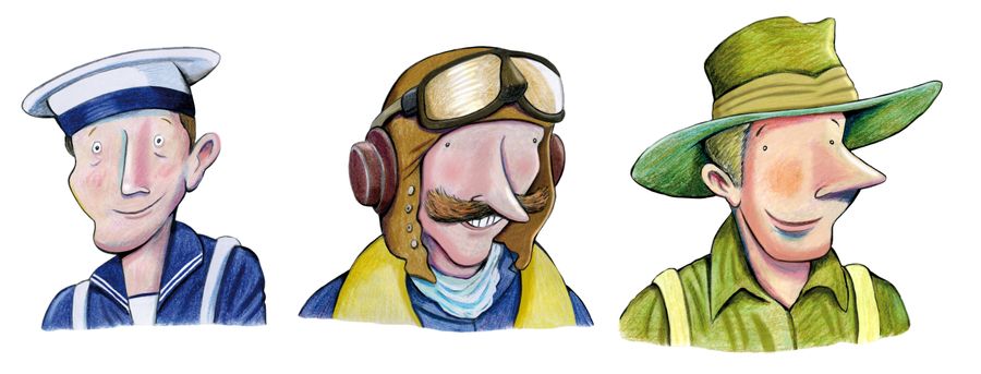 Servicemen.