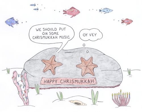 "We should put on some Chrismukkah music"