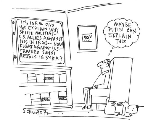 "Maybe Putin can explain this."