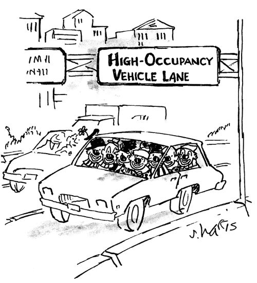 High-Occupancy Vehicle Lane
